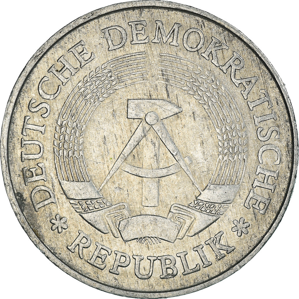 Münze, GERMAN-DEMOCRATIC REPUBLIC, Mark, 1982, Berlin, S+, Aluminium, KM:35.2