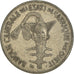 Moneta, Stati dell'Africa occidentale, 100 Francs, 1976, MB+, Nichel, KM:4