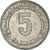 Coin, Algeria, 5 Centimes, 1974-1977, Paris, AU(50-53), Aluminum, KM:106