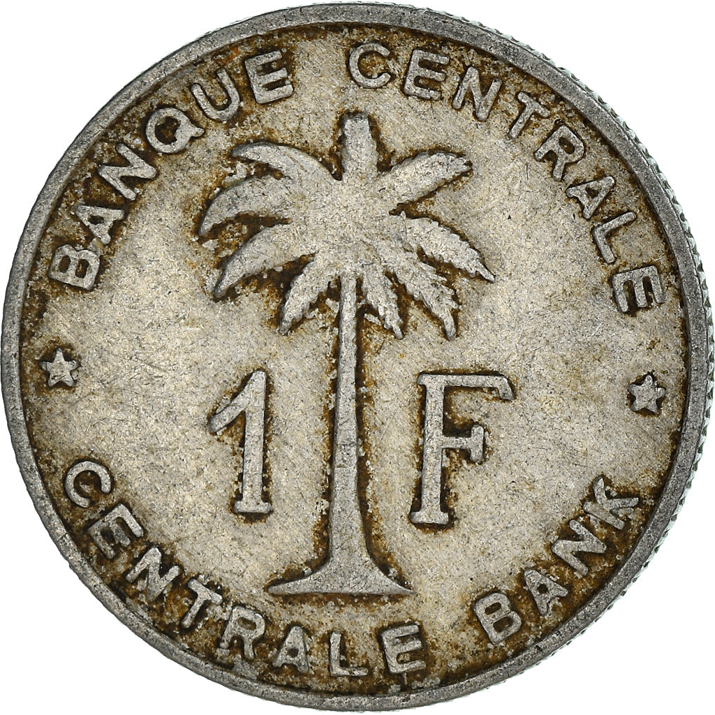 Moneta, Congo belga, RUANDA-URUNDI, Franc, 1957, MB+, Alluminio, KM:4