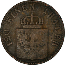 Coin, German States, PRUSSIA, Friedrich Wilhelm IV, 3 Pfennig, 1850, VF(20-25)