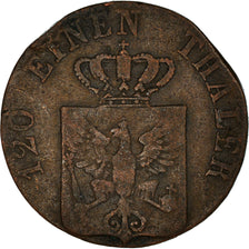 Munten, Duitse staten, PRUSSIA, Friedrich Wilhelm III, 3 Pfennig, 1836, FR+