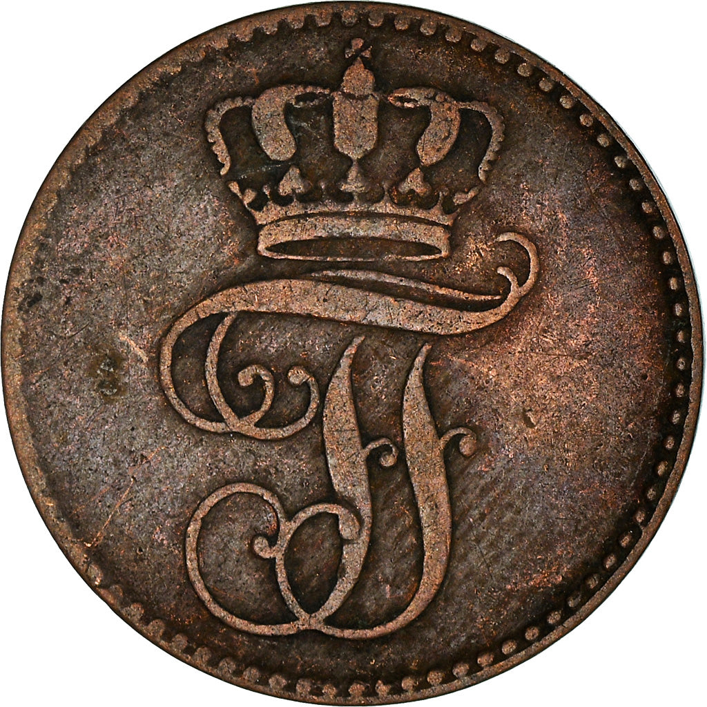Coin, German States, MECKLENBURG-SCHWERIN, Friedrich Franz II, 3 Pfennig