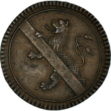 Coin, German States, BAMBERG, Adam Friedrich, Pfennig, 1761, AU(50-53), Copper