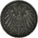 Coin, GERMANY - EMPIRE, 5 Pfennig, 1917, Stuttgart, EF(40-45), Iron, KM:19