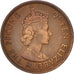 Moneta, Stati dei Caraibi Orientali, Elizabeth II, Cent, 1955, BB, Bronzo, KM:2