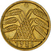 Moneta, GERMANIA, REPUBBLICA DI WEIMAR, 5 Reichspfennig, 1925, Karlsruhe, BB+