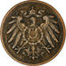 Moneta, GERMANIA - IMPERO, Wilhelm II, Pfennig, 1916, Munich, MB+, Rame, KM:10
