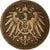 Monnaie, GERMANY - EMPIRE, Wilhelm II, Pfennig, 1908, Hamburg, TB+, Cuivre