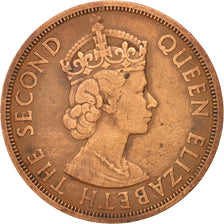 Monnaie, Etats des caraibes orientales, Elizabeth II, 2 Cents, 1965, TTB