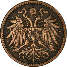 Coin, Austria, Franz Joseph I, 2 Heller, 1909, EF(40-45), Bronze, KM:2801