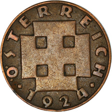 Coin, Austria, 200 Kronen, 1924, VF(30-35), Bronze, KM:2833