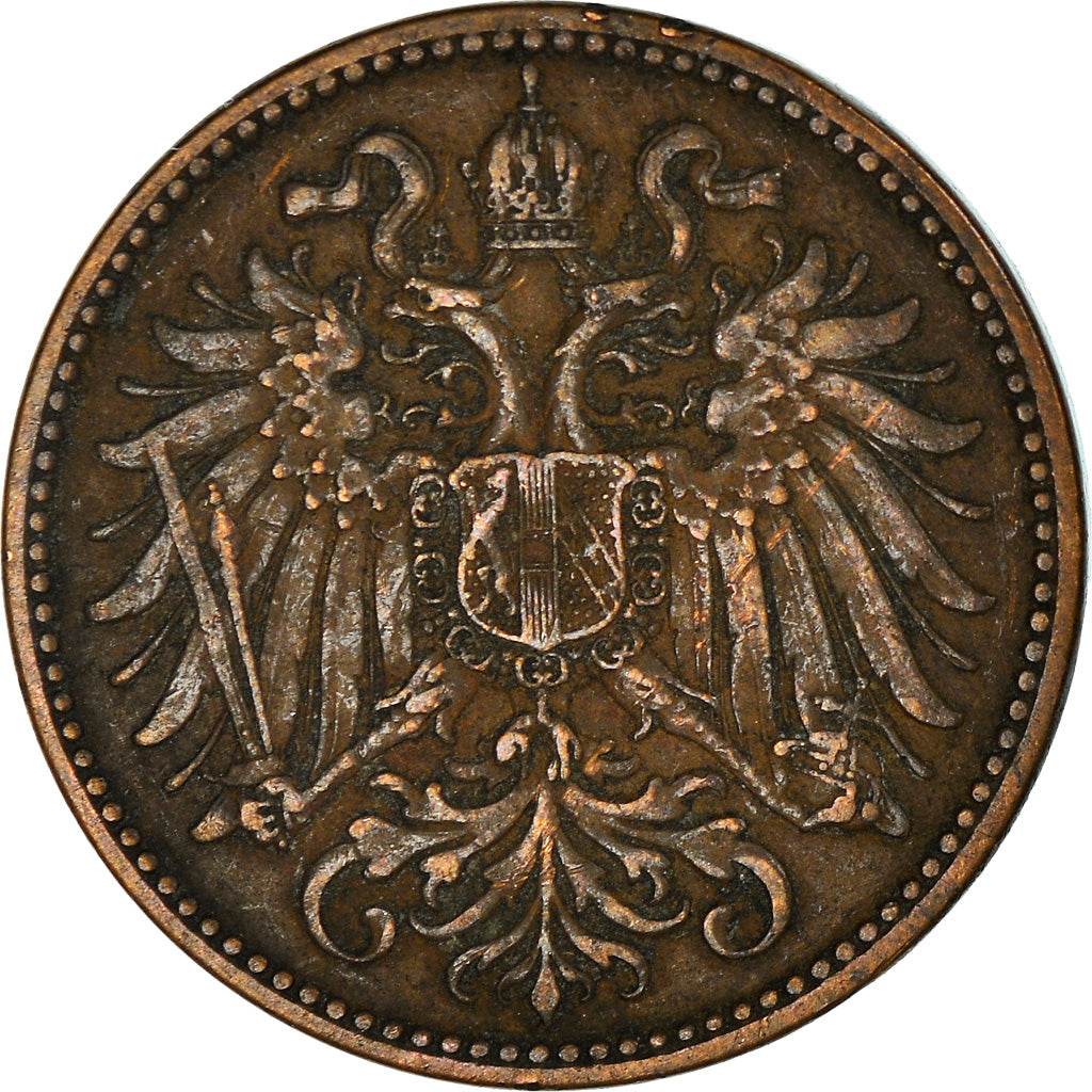 Münze, Österreich, Franz Joseph I, 2 Heller, 1905, SS, Bronze, KM:2801