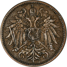 Münze, Österreich, Franz Joseph I, 2 Heller, 1914, SS, Bronze, KM:2801