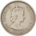 EAST CARIBBEAN STATES, 25 Cents, 1955, KM #6, EF(40-45), Copper-Nickel, 24, 6.47