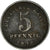 Monnaie, GERMANY - EMPIRE, 5 Pfennig, 1916, Munich, TB, Iron, KM:19