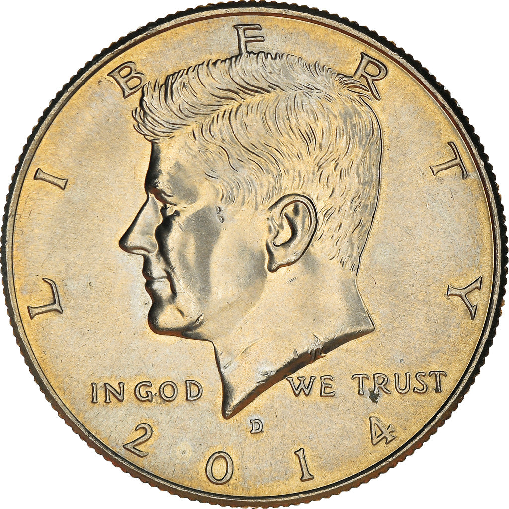 Coin, United States, Half Dollar, 2014, Denver, 50th Anniversary of Kennedy