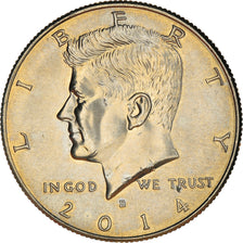 Coin, United States, Half Dollar, 2014, Denver, 50th Anniversary of Kennedy