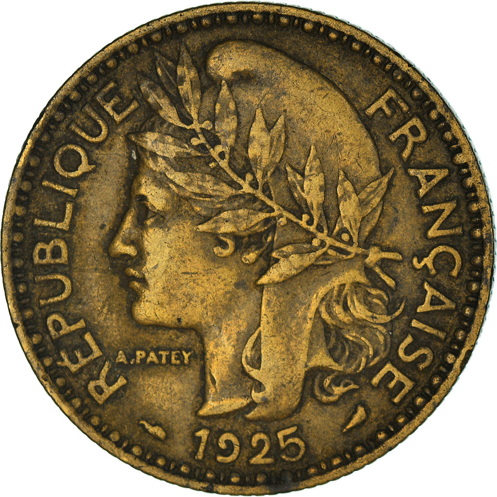 Coin, Togo, 2 Francs, 1925, Paris, EF(40-45), Aluminum-Bronze, KM:3