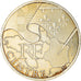 France, 10 Euro, Centre, 2010, Paris, MS(60-62), Silver, KM:1650
