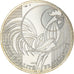 France, 10 Euro, Coq, 2016, MS(63), Silver, Gadoury:EU797