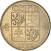 Coin, Czechoslovakia, 5 Korun, 1991, Kremnica, AU(50-53), Copper-nickel, KM:152