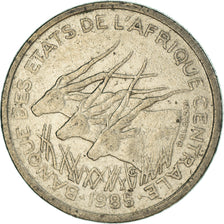 Coin, Central African States, 50 Francs, 1985, Paris, VF(30-35), Nickel, KM:11