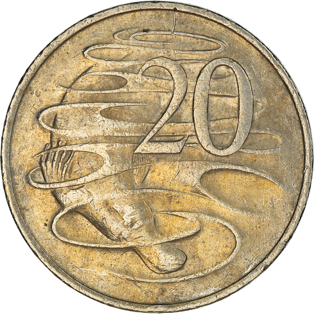 Coin, Australia, Elizabeth II, 20 Cents, 1976, Melbourne, VF(30-35)