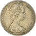 Moneta, Australia, Elizabeth II, 10 Cents, 1974, MB+, Rame-nichel, KM:65