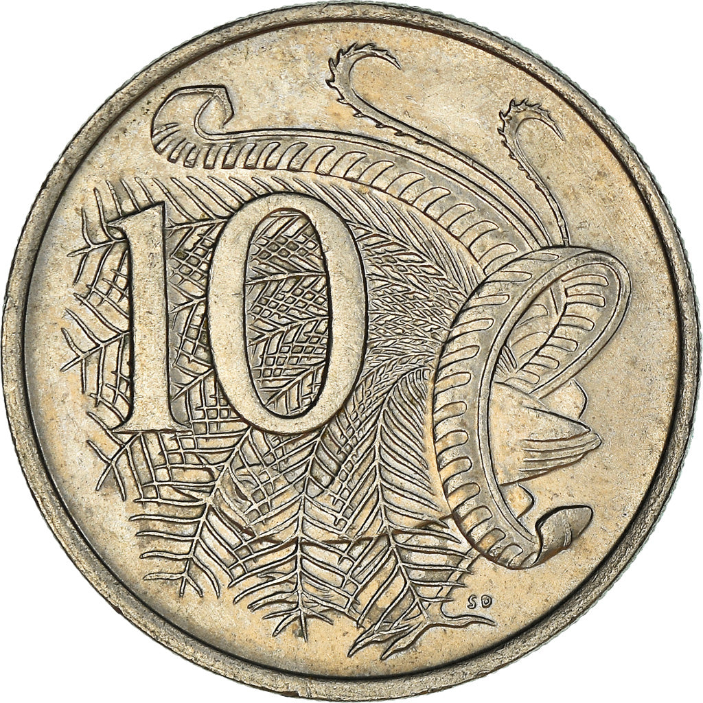Coin, Australia, Elizabeth II, 10 Cents, 1981, Melbourne, AU(50-53)