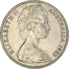 Münze, Australien, Elizabeth II, 10 Cents, 1983, S+, Kupfer-Nickel, KM:65