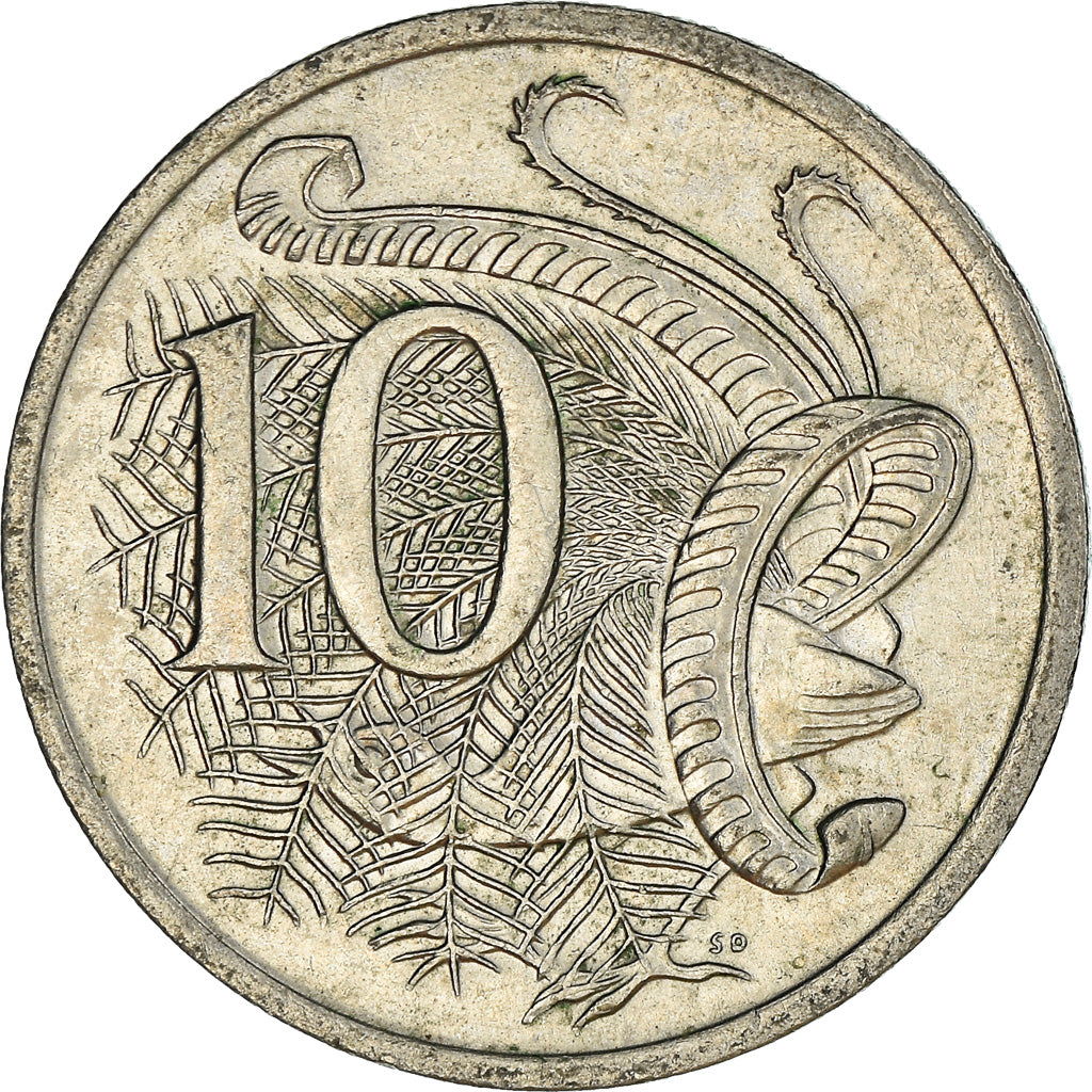 Coin, Australia, Elizabeth II, 10 Cents, 1983, VF(30-35), Copper-nickel, KM:65