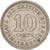 Moneda, PENÍNSULA MALAYA & BORNEO BRITÁNICO, 10 Cents, 1961, Heaton, EBC+