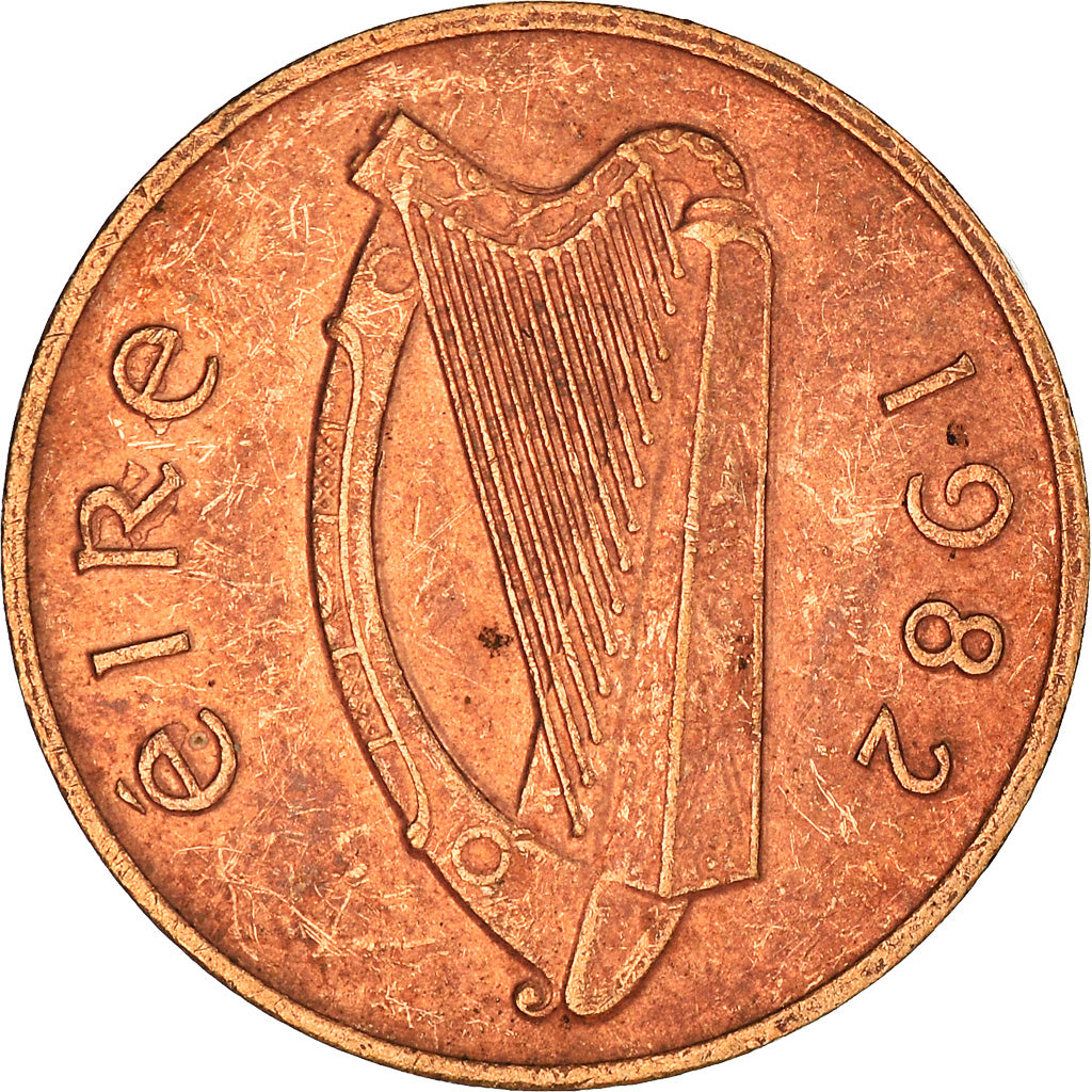 Coin, IRELAND REPUBLIC, Penny, 1982, VF(20-25), Bronze, KM:20