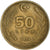 Coin, Turkey, 50 Lira, 1984, EF(40-45), Copper-Nickel-Zinc, KM:966
