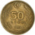 Moeda, Turquia, 50 Lira, 1984, EF(40-45), Cobre-Níquel-Zinco, KM:966