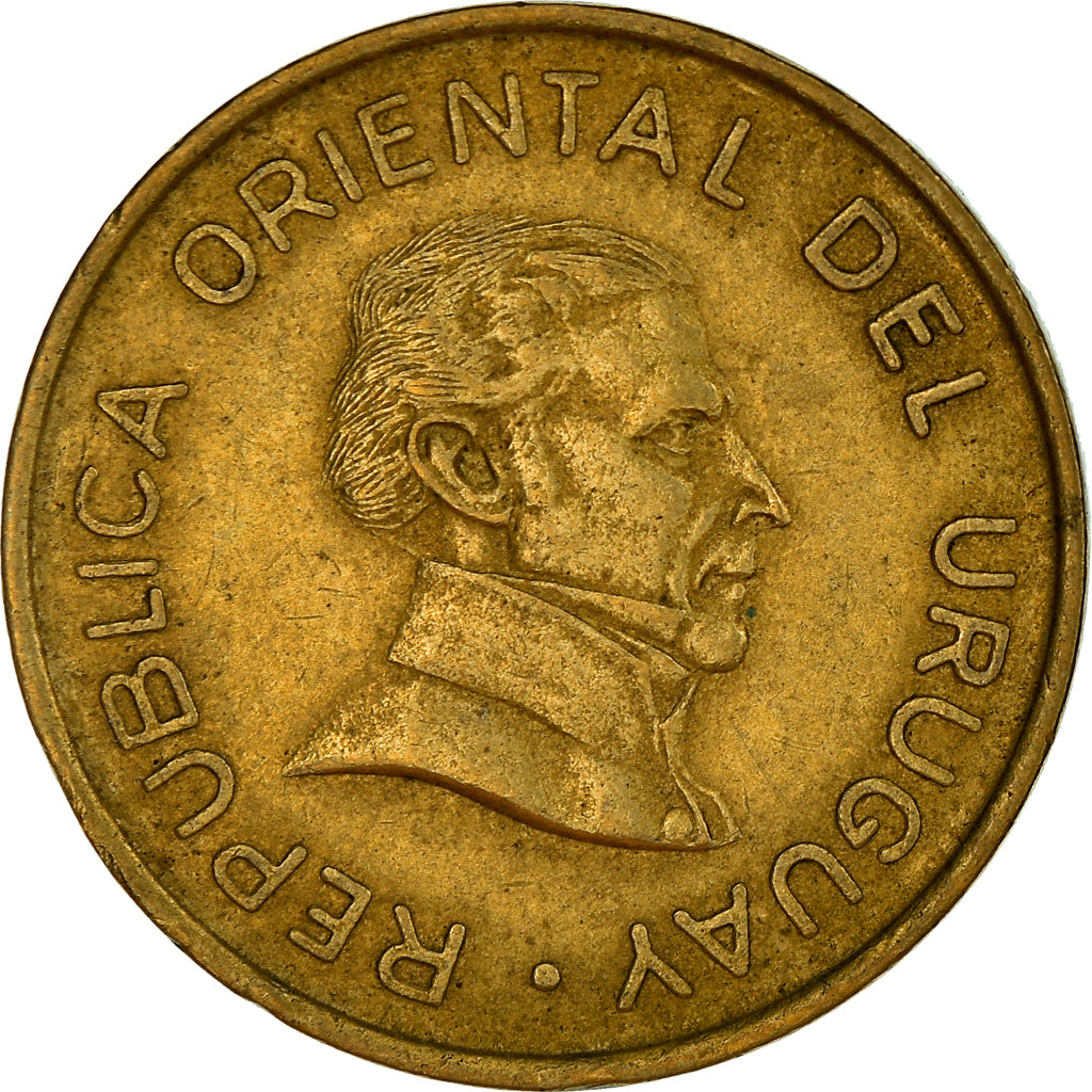 Coin, Uruguay, 2 Pesos Uruguayos, 1994, Santiago, EF(40-45), Aluminum-Bronze