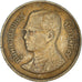 Moneta, Tajlandia, Baht, 2006, VF(30-35), Miedź-Nikiel, KM:New
