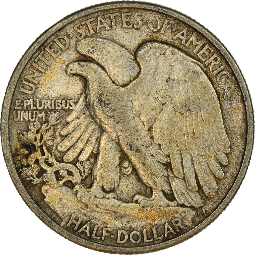 Coin, United States, Walking Liberty Half Dollar, Half Dollar, 1940, U.S. Mint