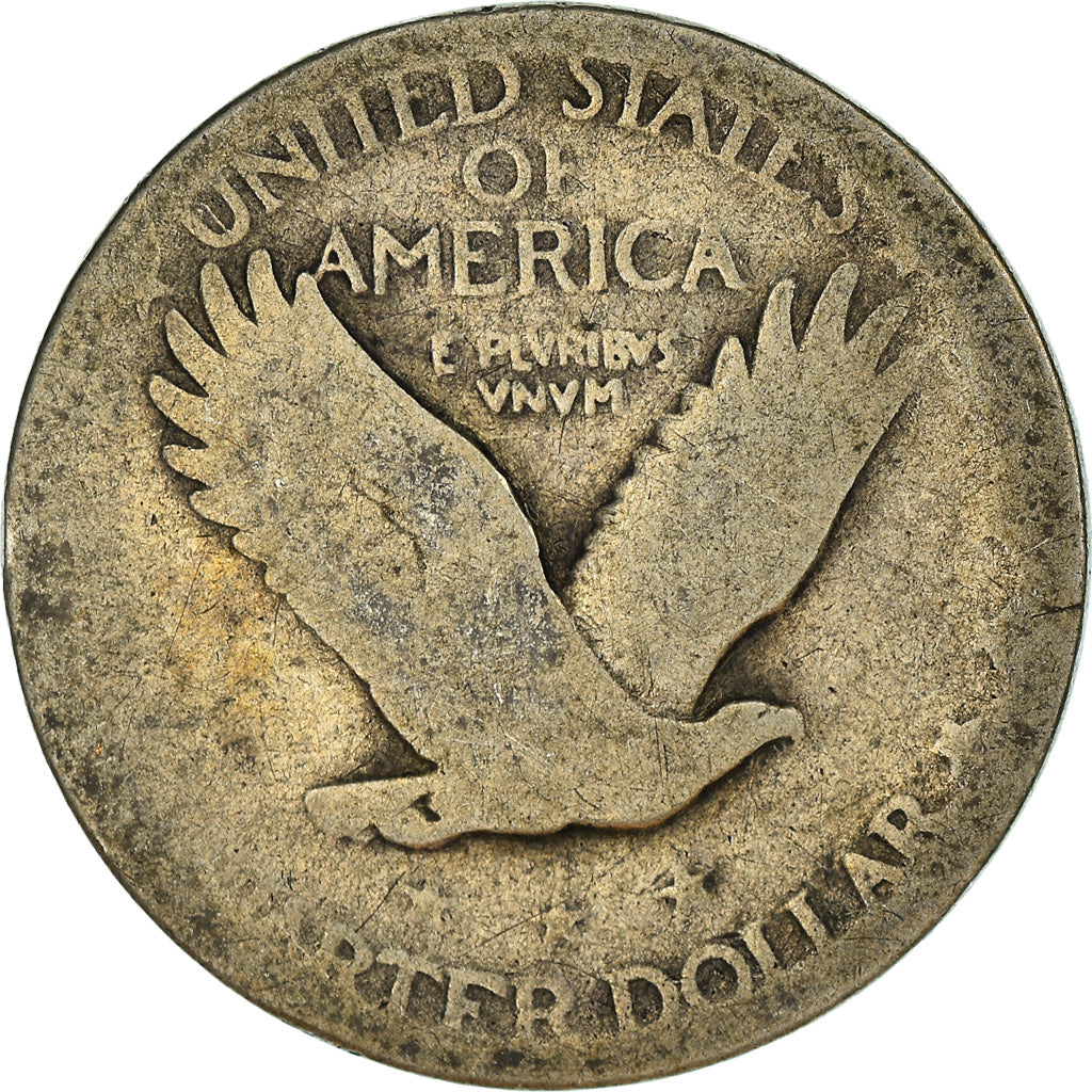 Moneta, Stati Uniti, Quarter, B+, Argento, KM:145