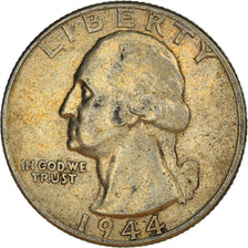Münze, Vereinigte Staaten, Washington Quarter, Quarter, 1944, U.S. Mint