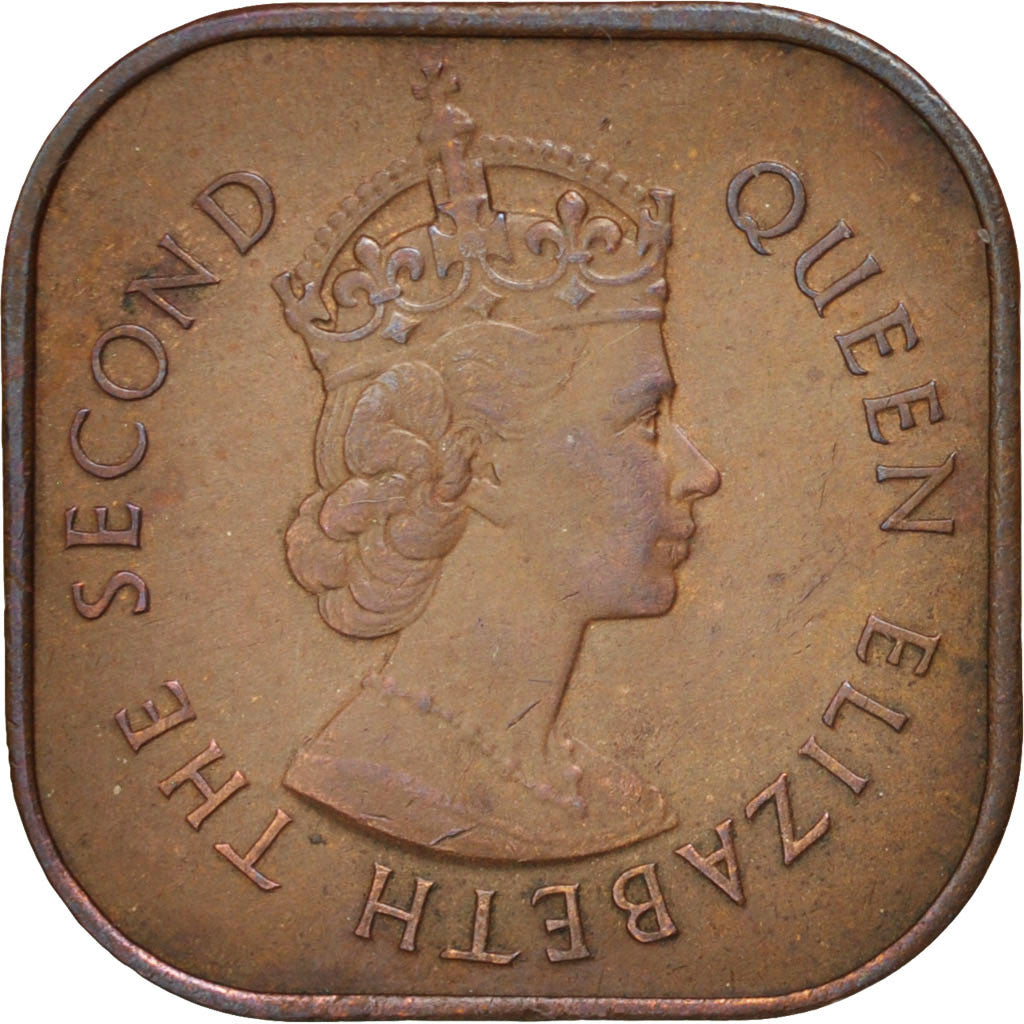 MALAYA & BRITISH BORNEO, Cent, 1957, KM #5, AU(55-58), Bronze, 4.24