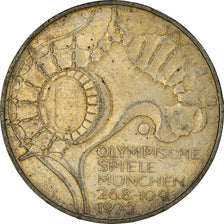 Münze, Bundesrepublik Deutschland, 10 Mark, 1972, Stuttgart, SS, Silber, KM:133