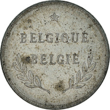 Moneta, Belgia, 2 Francs, 2 Frank, 1944, AU(50-53), Stal ocynkowana, KM:133
