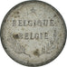 Moneta, Belgia, 2 Francs, 2 Frank, 1944, AU(50-53), Stal ocynkowana, KM:133