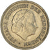 Coin, Netherlands, Juliana, 10 Cents, 1951, MS(60-62), Nickel, KM:182