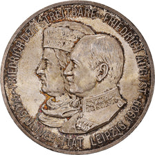 Münze, Deutsch Staaten, SAXONY-ALBERTINE, Friedrich August III, 5 Mark, 1909