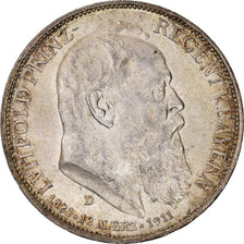 Moeda, Estados Alemães, BAVARIA, Otto, 3 Mark, 1911, Munich, MS(60-62), Prata