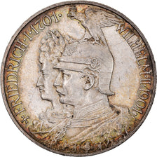 Moeda, Estados Alemães, PRUSSIA, Wilhelm II, 2 Mark, 1901, Berlin, MS(60-62)