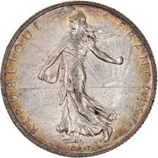 Coin, France, Semeuse, 2 Francs, 1916, Paris, AU(55-58), Silver, KM:845.1